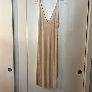 Cream linen dress. Size 6